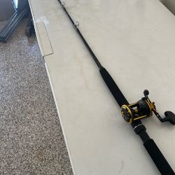 Penn Squall 15 On Custum Wrapped Kunnan 