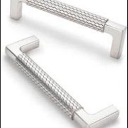 Cabinet Pulls 3-3/4” Brushed Satin Nickel 6 Pack  NEW