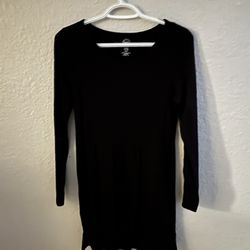 Long Sleeve Black Dress 