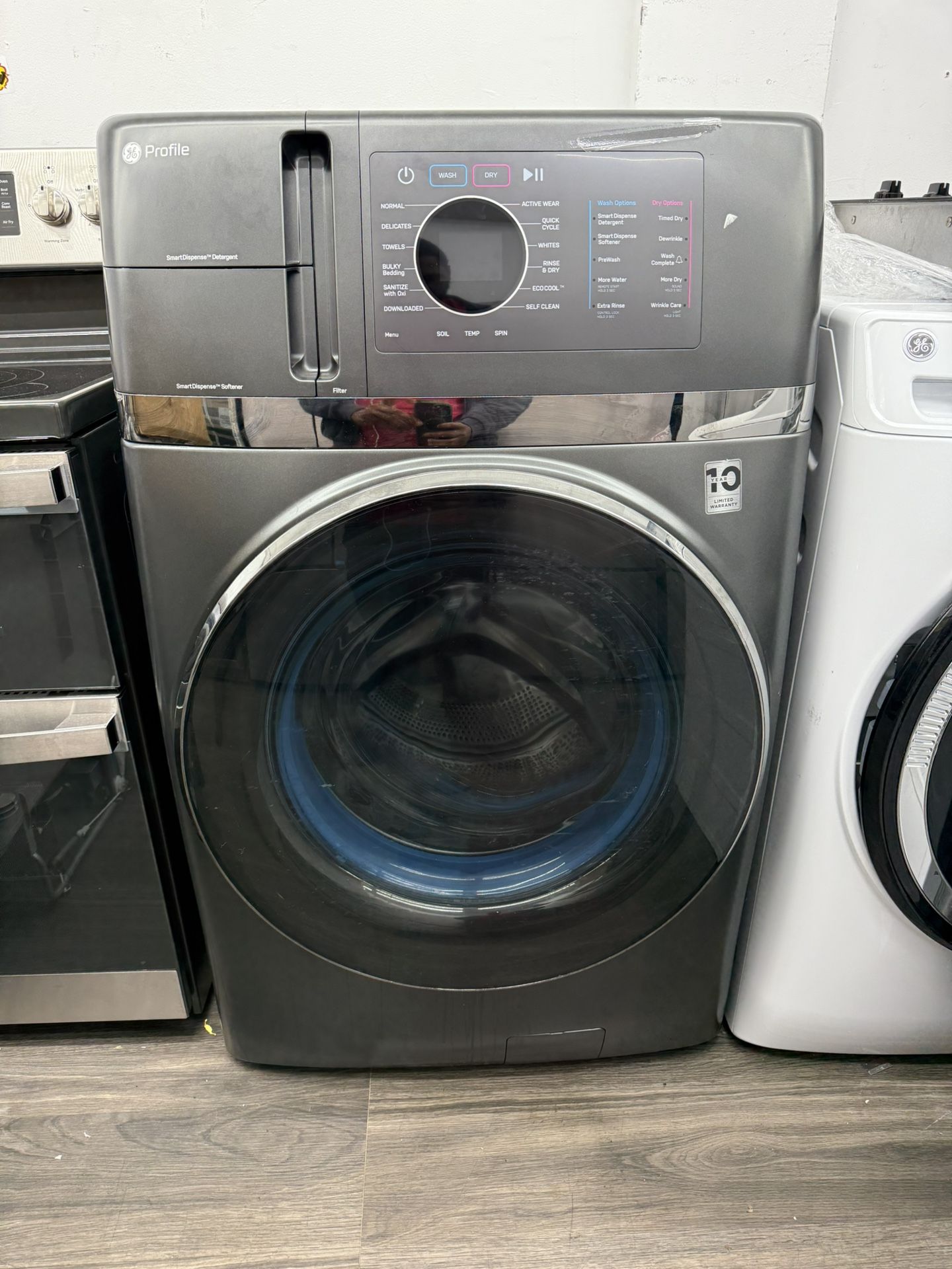 28 Inch Smart Front Load Washer/Dryer Combo with 4.8 cu.ft. Capacity, 12 Wash Cycles, 14 Dryer Cycle