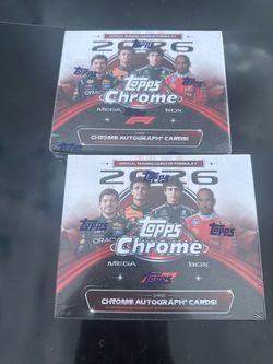 2026 TOPPS CHROME Formula 1 MEGA BOX F1 Racing Brand New Sealed