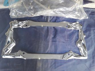 Girl license plate frame