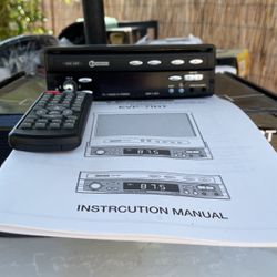 Eiger Vision 7 Inch InDash-Motorized Monitor AM FM Radio With 60 W  X 4 CH High Power 