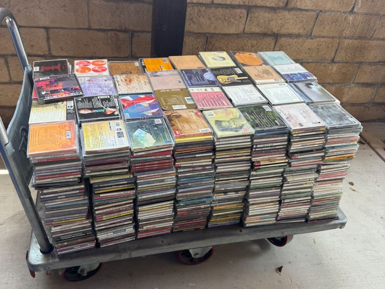 Massive Lot of 1,000–1,500 CDs + Some PC Games – Mixed Genres – $150