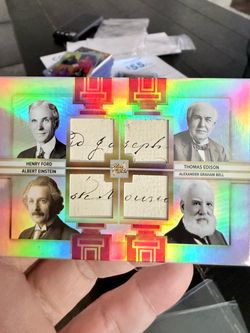 ⚡🔥 LEGENDS OF INNOVATION — QUAD HANDWRITTEN JUMBO RELIC 🔥⚡