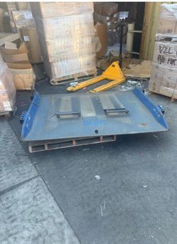 Industrial Uline Steel Loading Ramp / Dock Plate Platform