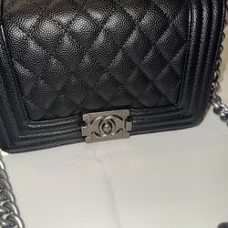 Black Leather Purse