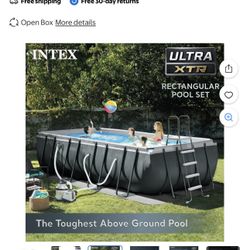 Intex Above Ground Pool!!  OBO 