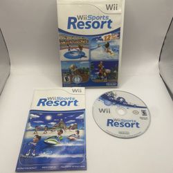 Wii Sports Resort (Nintendo Wii, 2009) Complete With Manual & Inserts Tested OEM