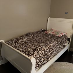 White Twin Bed Frame 