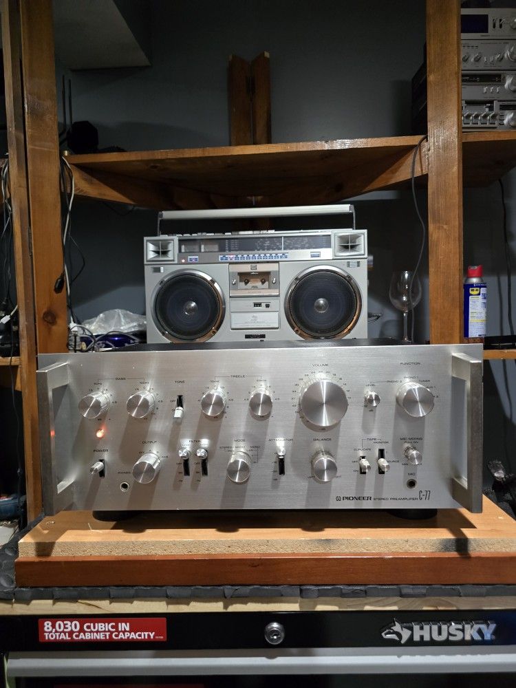 PIONEER C-77 Stereo Preamp Vintage