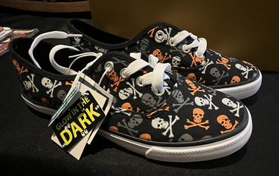 Halloween Glow In Dark Shoes