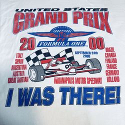 Vintage US Indianapolis Formula One Grand Prix September 24 2000