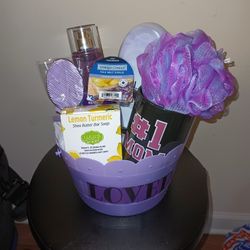 Lemon Lavender Loved #1 Mom Mother's Day Basket 