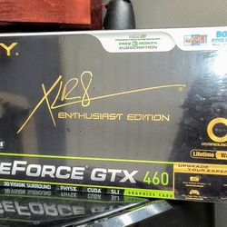 BRAND NEW SEALED RETRO GAMING PNY NVIDIA GTX 460 ENTHUSIAST EDITION