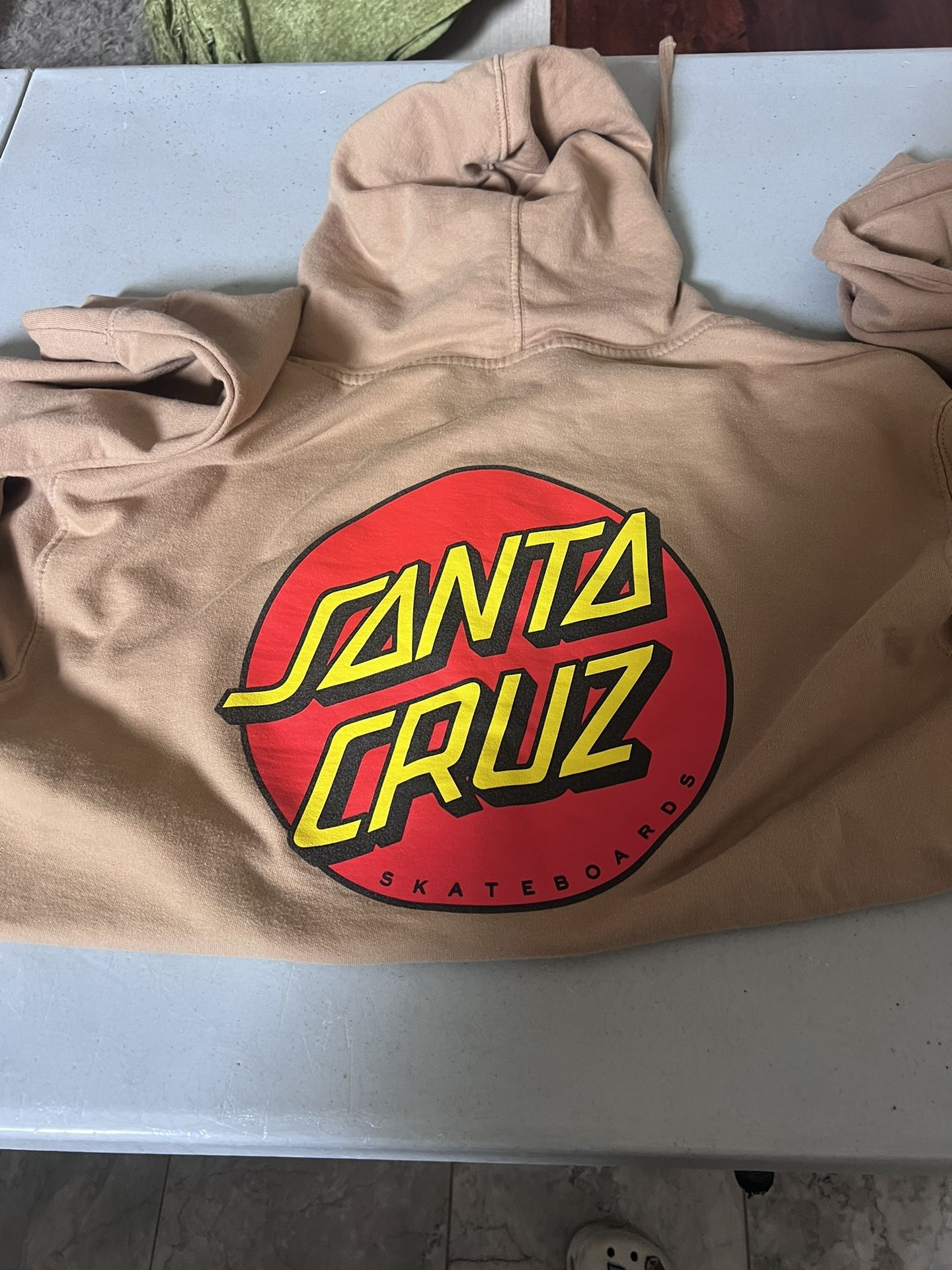 Santa Cruz Hoodie Zip Down Medium/ Size 13+