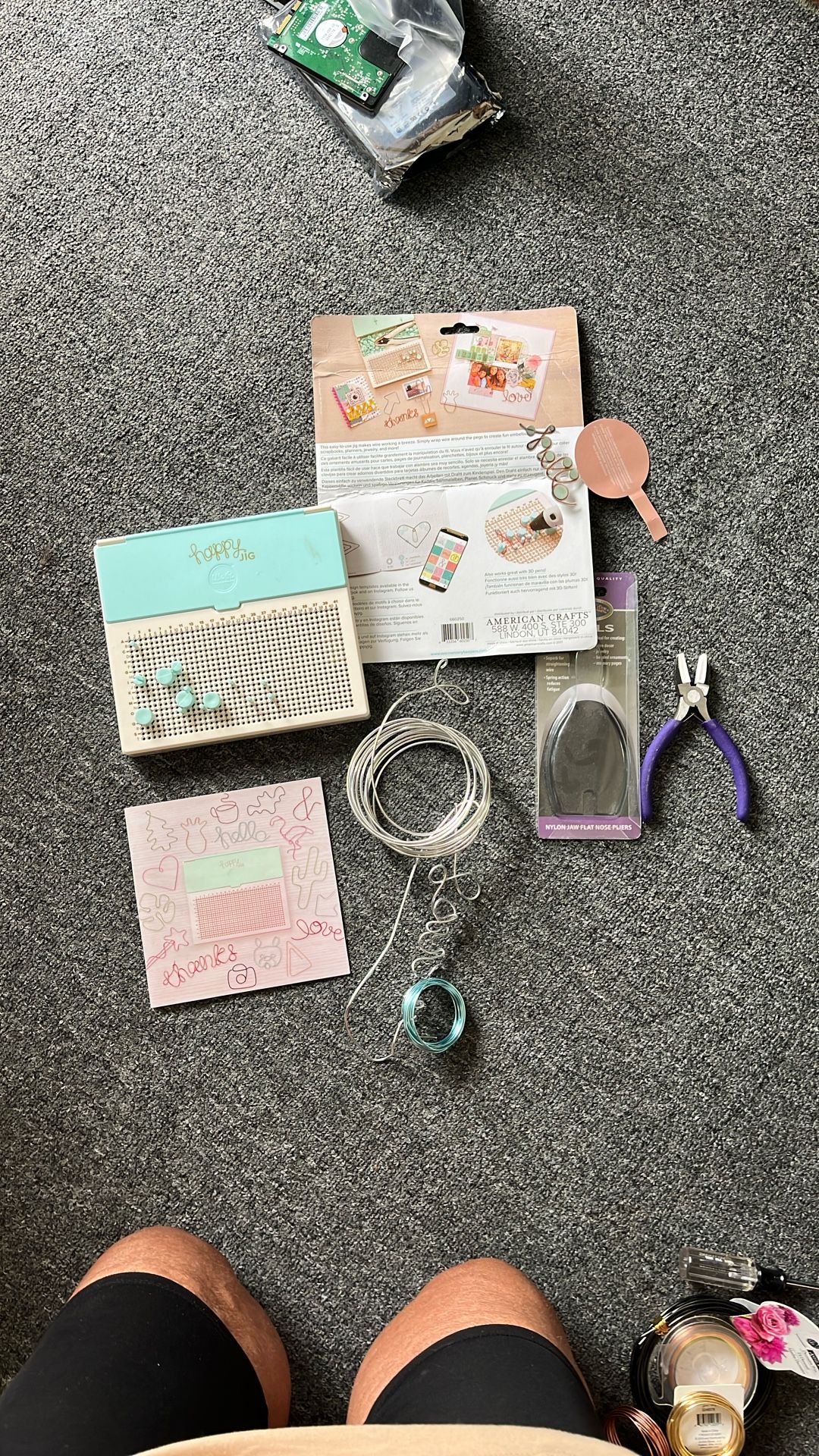 American Crafts Wire Shaping art Jig and Wire Cutter