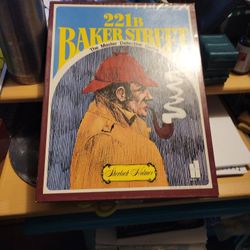Vintage 1977 221B Bakerstreet The Master Detective Game 