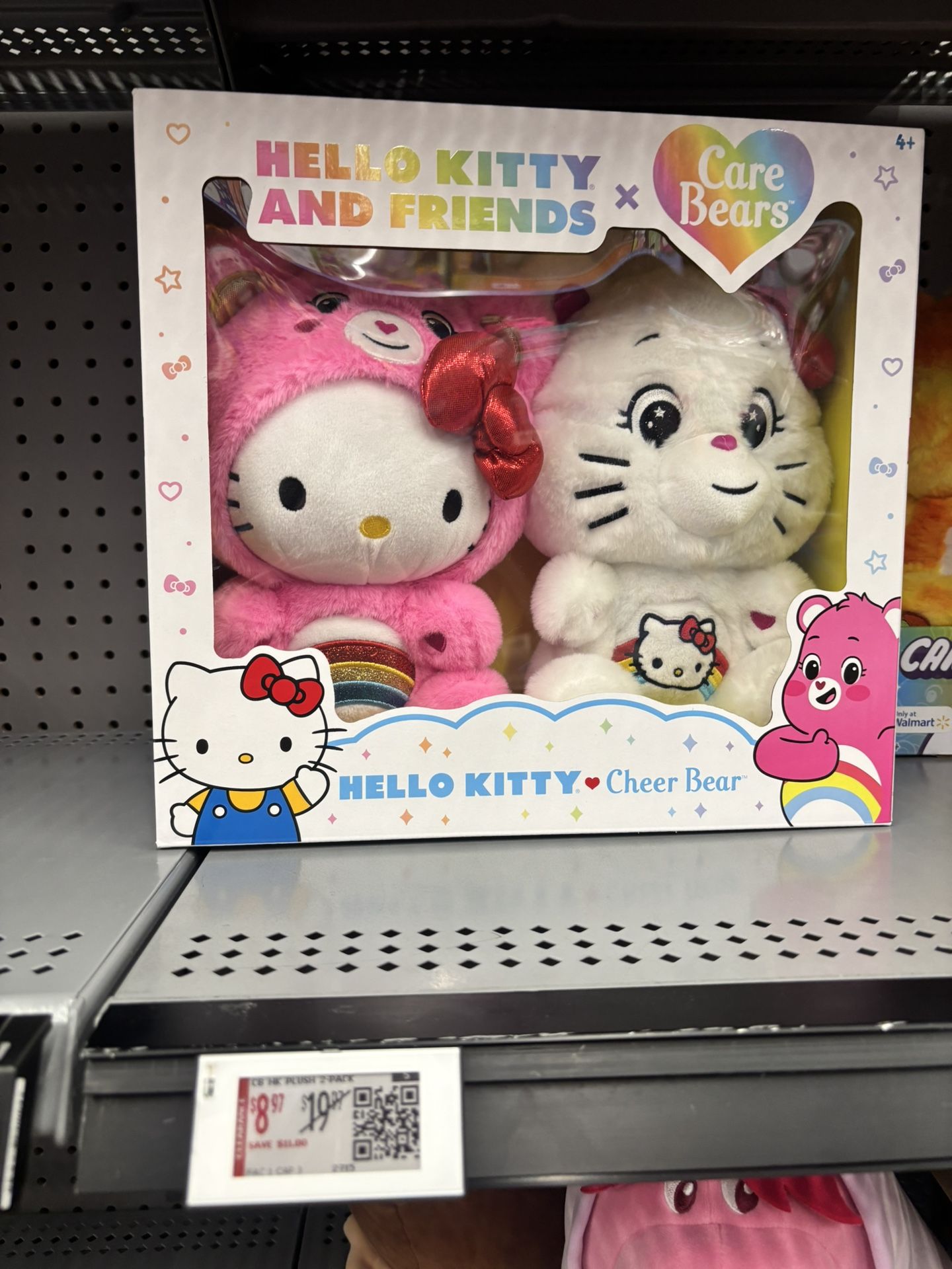 Hello Kitty X Care Bears Plushie