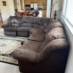 Used Brown Sectional 