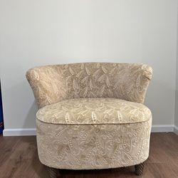 Modern Club Chair  and Matching Ottoman