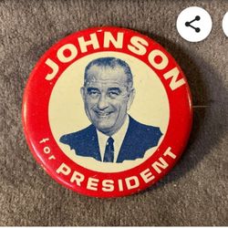 1960 Johnson Campaign Pin