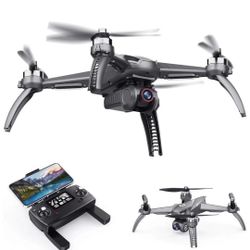 GPS Drones with 4K UHD Camera for Adults Kids Beginners, RC Quadcopter with Brushless Motor, 5GHz FPV Transmission, 120° Wide Angle 90° Adjustable, Au