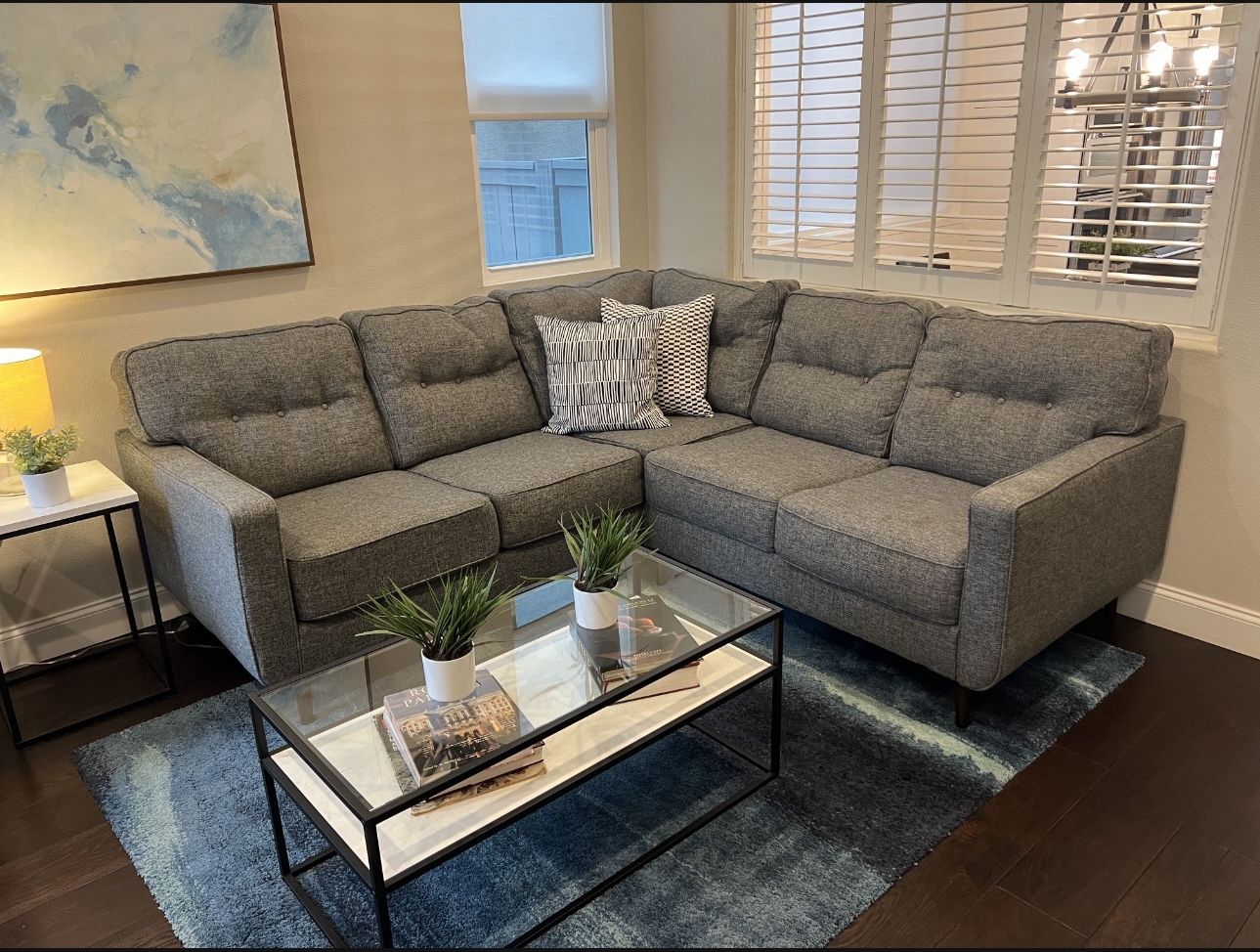 Grey Sectional Couch