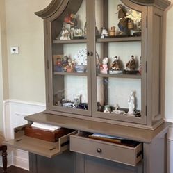 Gorgeous, Real-Wood Hutch/Storage Piece Of Furniture