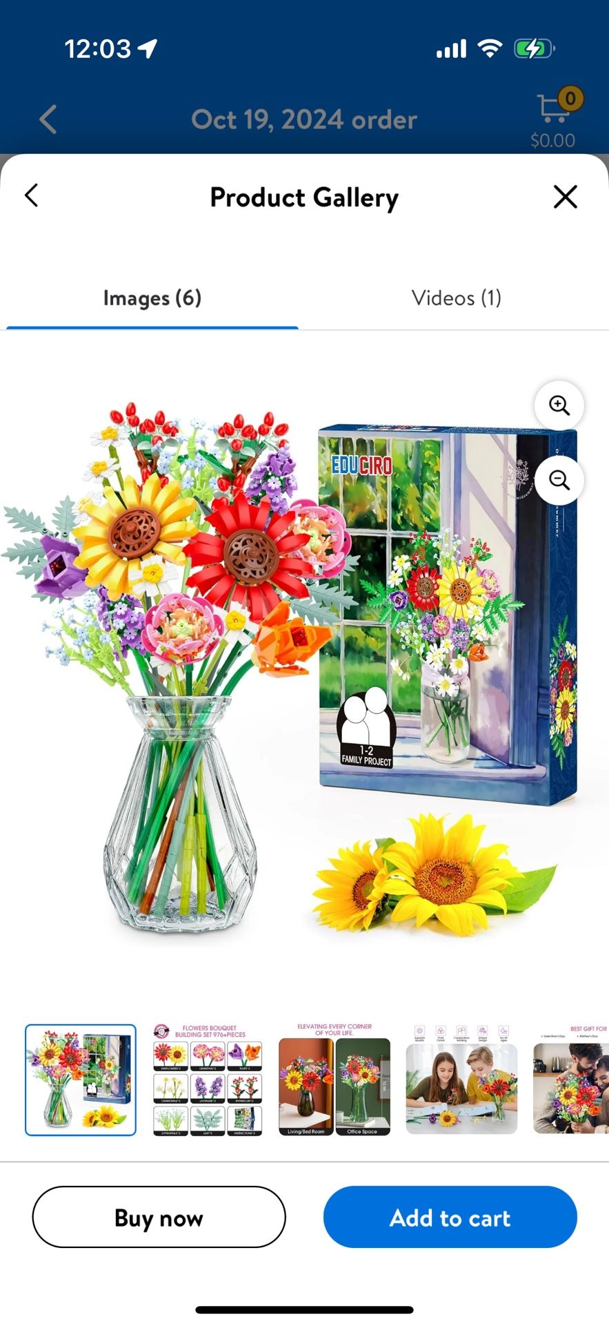 Wildflowers Flower bouquet Building Set