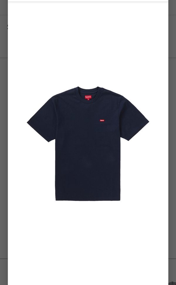 Supreme Small Box Logo Tee Navy For In Alvin Tx Offerup Supreme Small Box Logo Tee Navy