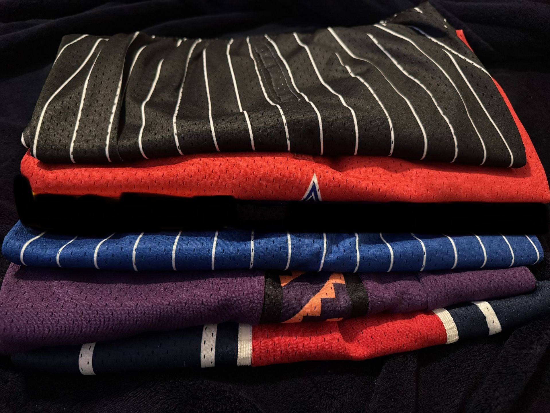 Mitchell And Ness Shorts Swingman Lot Of 5 (Large)