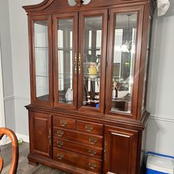 Wooden China Cabinet
