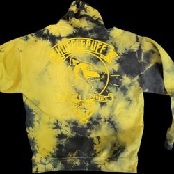 Hufflepuff Tye Dye Hooded Sweater