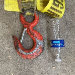 15 Ton Alloy Eye Hoist Hook w/ Latch