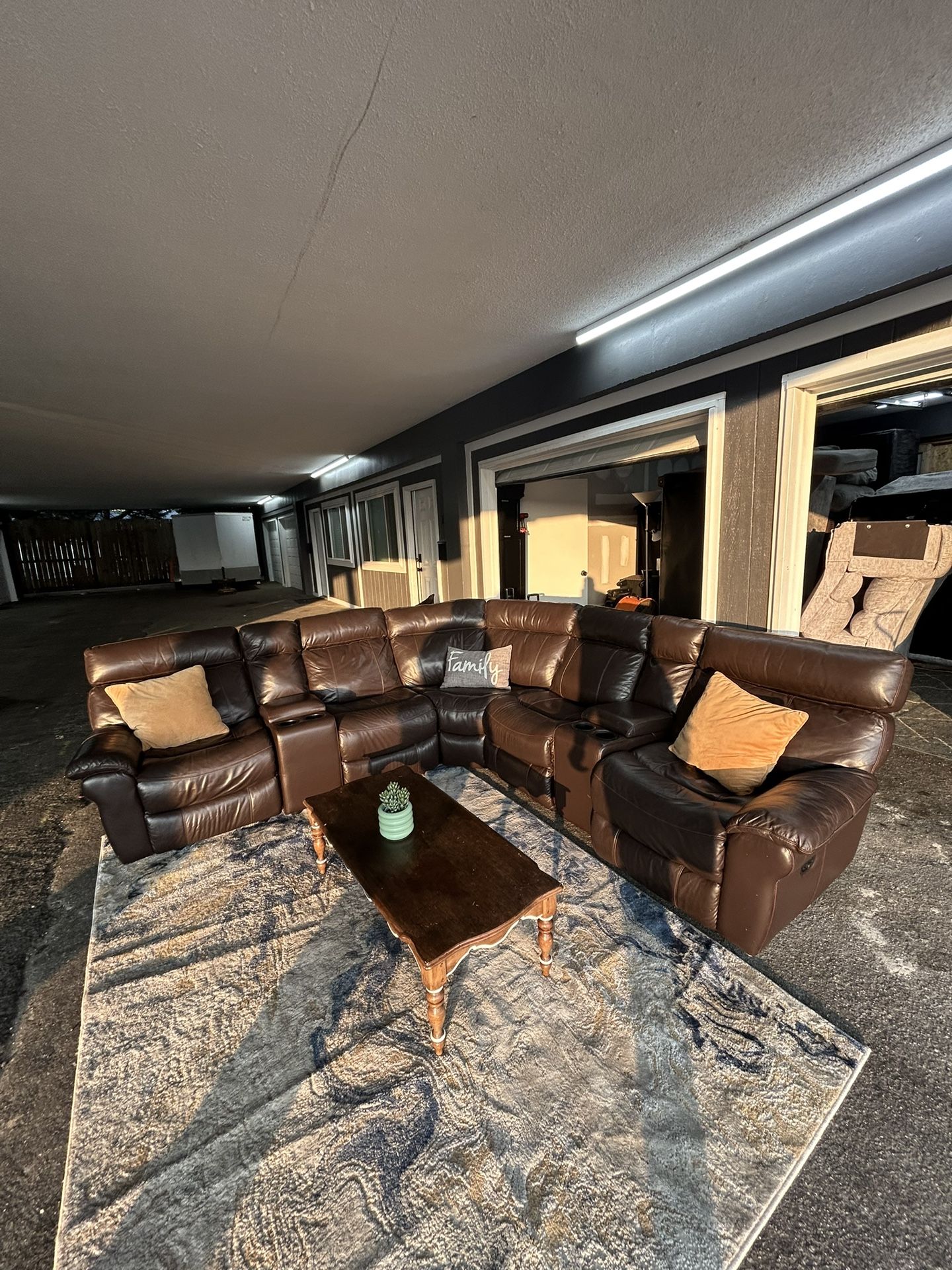 Modular Reclining Sectional Sofa/ Couch