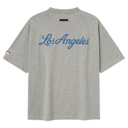 Los Angeles Dodgers Fear of God x MLB 90's Fit T-Shirt - Heather Gray SIZE XL