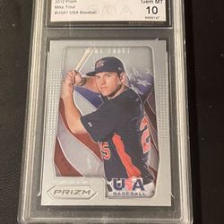 Angels Mike Trout Graded 10 USA Rookie Card