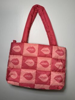 Pink Kiss Lip Bag