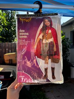 Spirit Red Riding Hood Girls Costume Size Small