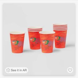 Lunar New Year Paper Cups And Plate Set
