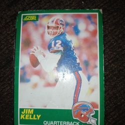 Collectible Baseball Card Jim Kelly Quarterback