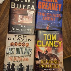 4 Hardback Books
