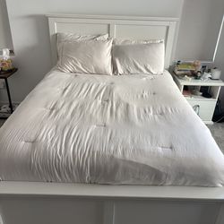 White Queen Bed Frame
