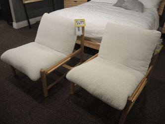 Denver Modern Avon Sling Lounge Chair - Ivory | Armchair