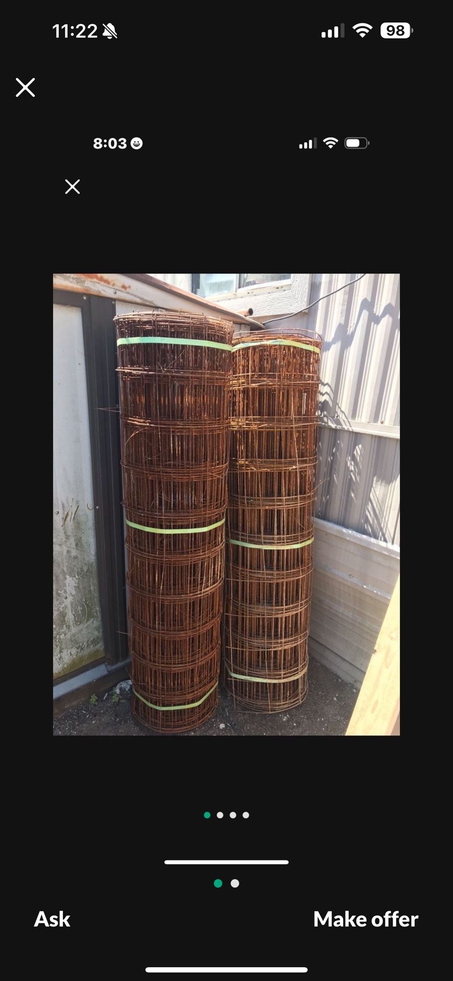 Mash Wire For Concrete Size 5x100