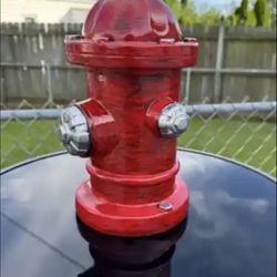 Fire hydrant statue