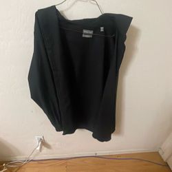 Michael Kors Xl Slim Fit Button Up All Black 