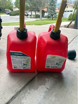 Scepter 2 gallon gas tank and scepter 5 gallon gas tank