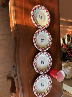 Princess House Saucer Plate Set $20.00